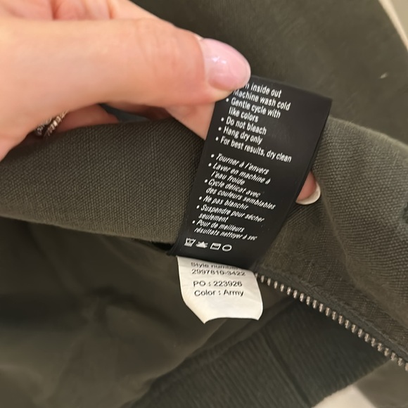 Paige Army Green Bomber Jacket - Picture 5 of 7